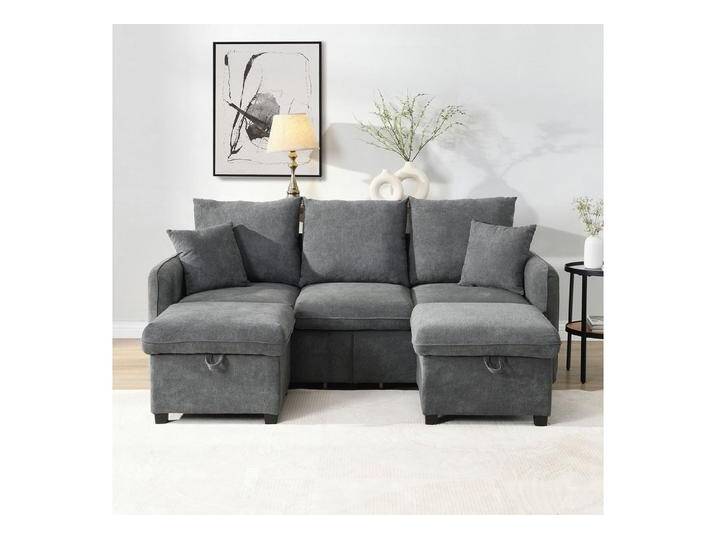 Ulife Ecksofa mit Schlaffunktion U-Form-Dreisitzer Polster-Sofa,Wohnzimmer, modular zerlegbares Sofa-Set 3 Teile, Inklusive Schubladen + Hocker mit Staufach Ulife Ecksofa mit Schlaffunktion U-Form-Dreisitzer Polster-Sofa,Wohnzimmer, modular zerlegbares Sofa-Set 3 Teile, Inklusive Schubladen + Hocker mit Staufach von OTTO