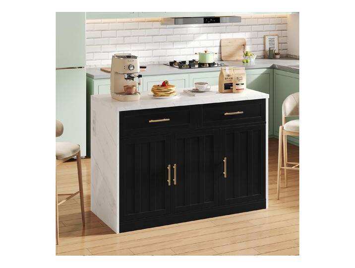 Ulife Kücheninsel mit verstellbare Einlegeböden,Metallgriffe,Handtuchhalter,Barbereich, USB-Anschlüsse,1,5m langes Netzkabel, geeignet für Wohnungen,Küchen Ulife Kücheninsel mit verstellbare Einlegeböden,Metallgriffe,Handtuchhalter,Barbereich, USB-Anschlüsse,1,5m langes Netzkabel, geeignet für Wohnungen,Küchen von OTTO