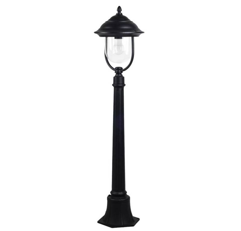V-TAC LED Außen-Stehlampe, Leuchtmittel inklusive, Steh Leuchte Außen Stand Lampe Fernbedienung Strahler Laterne im Set von V-TAC