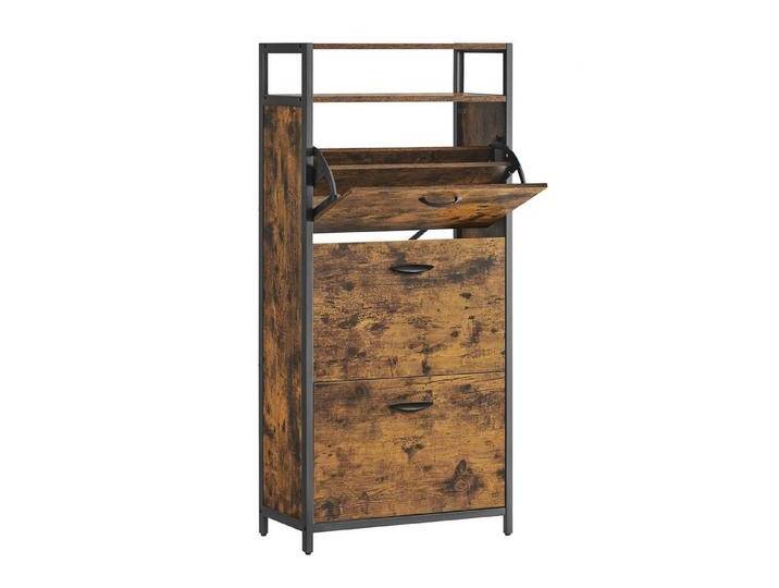 VASAGLE Schuhschrank Schuhrgal Schuhablage mit vielem Stauraum 60x30x130cm/60x30x95cm/80x30x130cm, Gewicht: 20,6 kg von OTTO