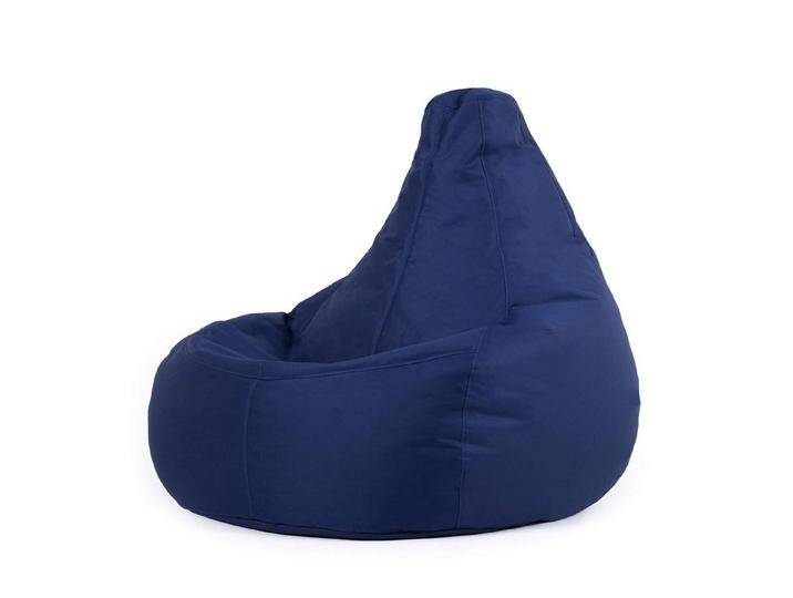 Veeva Sitzsack Outdoor Sitzsack Liege Indoor Gaming „Recliner“, Made in Germany, Wasserfest, für Erwachsene & Kinder, blau, navyblau von OTTO