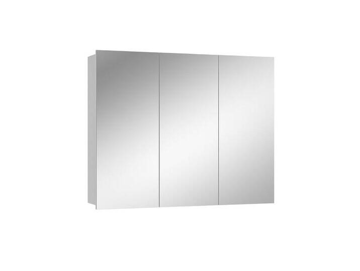 Vicco Spiegelschrank Sola 100 x 79,8 cm, Weiß, Schrank mit 3 Türen, Badezimmer von OTTO