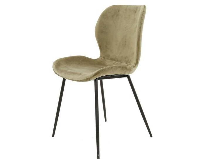 Vintagehaus Esszimmerstuhl Retro Esszimmerstuhl Velvet Samt in vier Farben, beige, Champagner Vintagehaus Esszimmerstuhl Retro Esszimmerstuhl Velvet Samt in vier Farben, beige, Champagner von OTTO