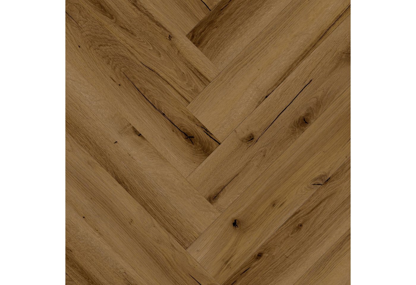 Vinylboden 1 Paket (1,5625 qm) Klick-Vinyl Eiche Arendal (125×625×4,5 mm), +1,0 mm IXPE-Trittschalldämmung, NS=0,55 mm, Herringbone von OTTO