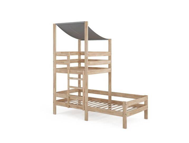 VitaliSpa® Hausbett Tom, Naturholz, 90x200 cm, beige, ohne Matratze, keine Matratze, Naturholz von OTTO