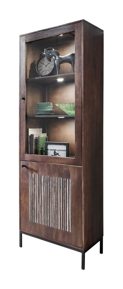 Vitrine Vitrine, MANDALAY, Braun, B 65 cm, T 40 cm von OTTO