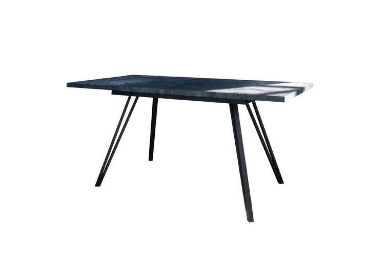 Vladon Esstisch Life (Tischplatte ausziehbar), 160 / 200 x 75 x 90 cm False, Holzkohle Optik von OTTO