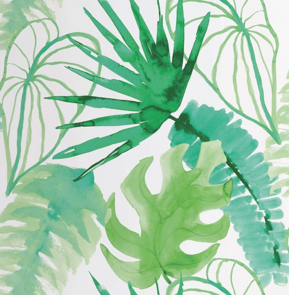 Vliestapete Jungle - Botanik, botanisch, (1 St), Monstera - 10m x 52cm von OTTO