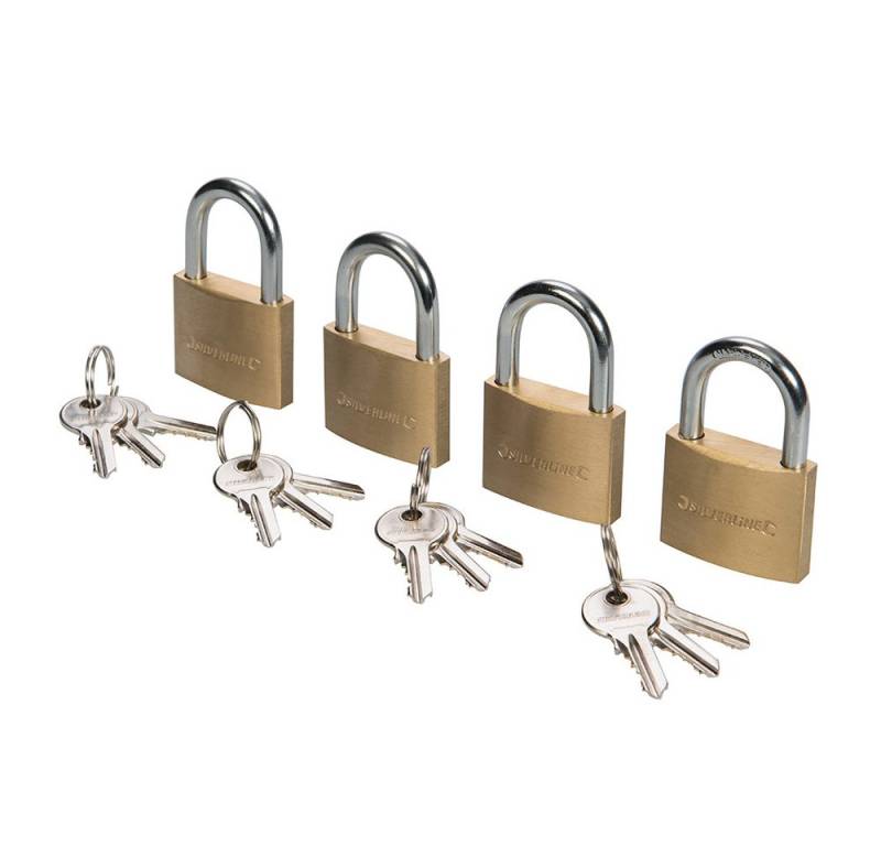 Vorhängeschloss 4 x Vorhängeschloss 40 mm gleichschließend von OTTO