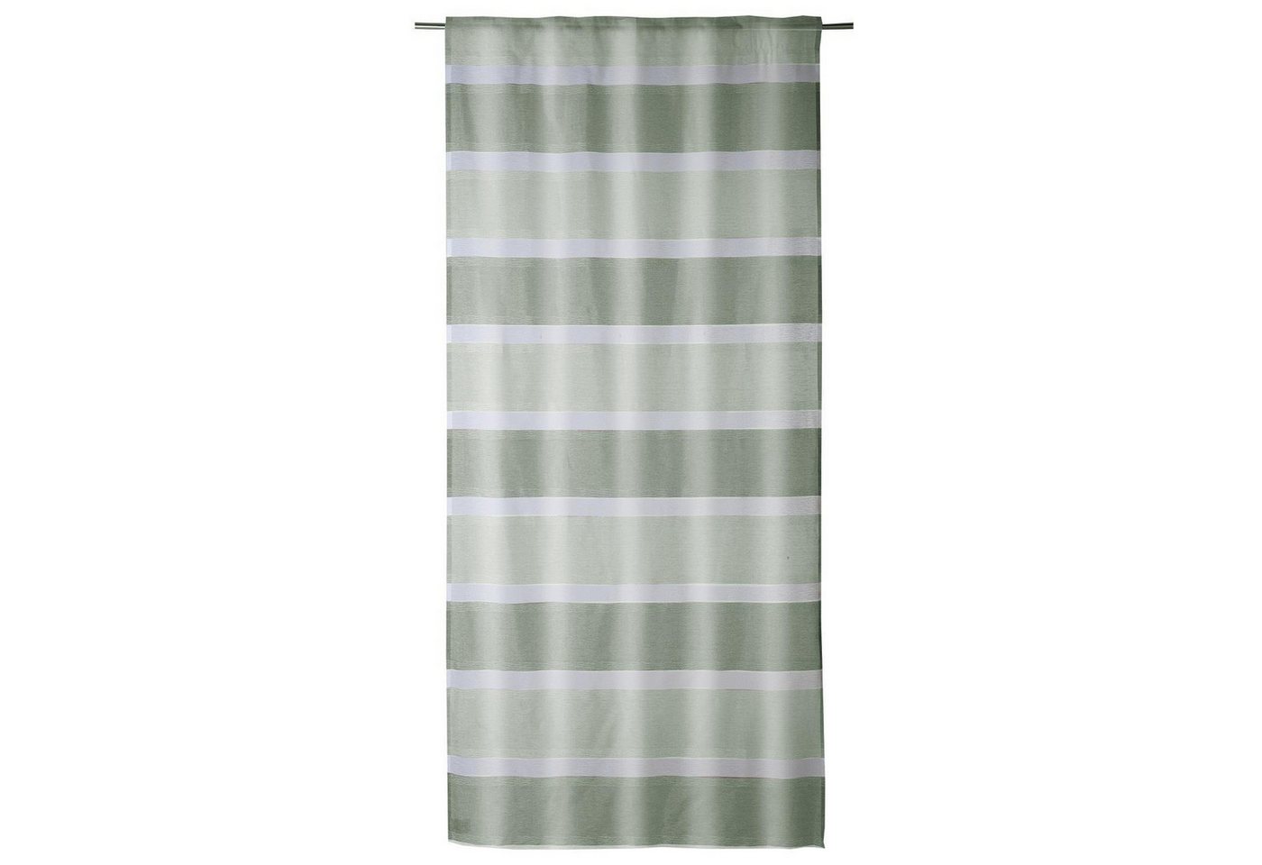 Vorhang Schlaufenschal, Eukalyptus, B 135 cm, L 245 cm, (1 St), verdeckte Schlaufen, transparent, Polyester von OTTO