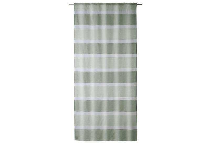 Vorhang Schlaufenschal, Eukalyptus, B 135 cm, L 245 cm, (1 St), verdeckte Schlaufen, transparent, Polyester von OTTO