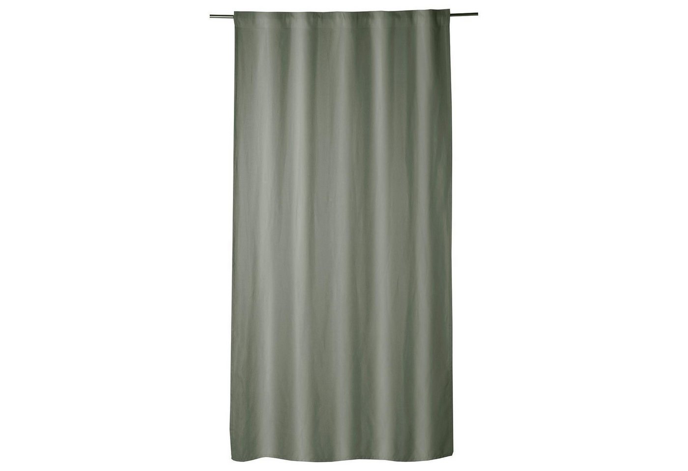 Vorhang Schlaufenschal, Jadegrün, B 135 cm, L 245 cm, (1 St), verdeckte Schlaufen, blickdicht, Polyester, samtige Optik von OTTO