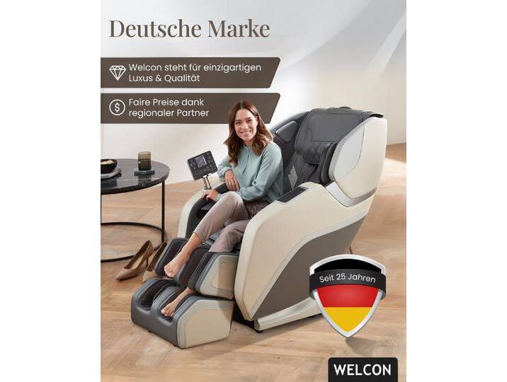 WELCON Massagesessel Massagesessel PRESTIGE III 4D mit Scan Funktion und Heizung, grau, grau WELCON Massagesessel Massagesessel PRESTIGE III 4D mit Scan Funktion und Heizung, grau, grau von OTTO