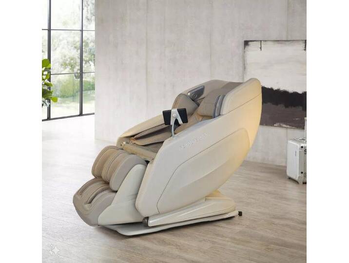 WELCON Massagesessel ROYALREALAXX Massagesessel aus der Premium-Line, 24 Programme, beige grau, hellbeige-hellgrau von OTTO