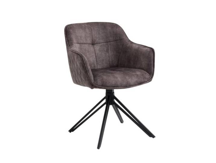 WOLF MÖBEL Esszimmerstuhl SEBA Drehstuhl Watson 180 anthrazit (57x59x83), SEBA Drehstuhl Watson 180 anthrazit von OTTO