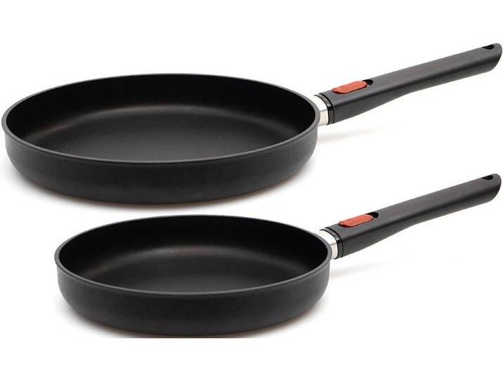 WOLL MADE IN GERMANY Pfannen-Set Eco Lite, Aluminiumguss (Set, 2-tlg), flach, Induktion, Made in Germany, schwarz von OTTO