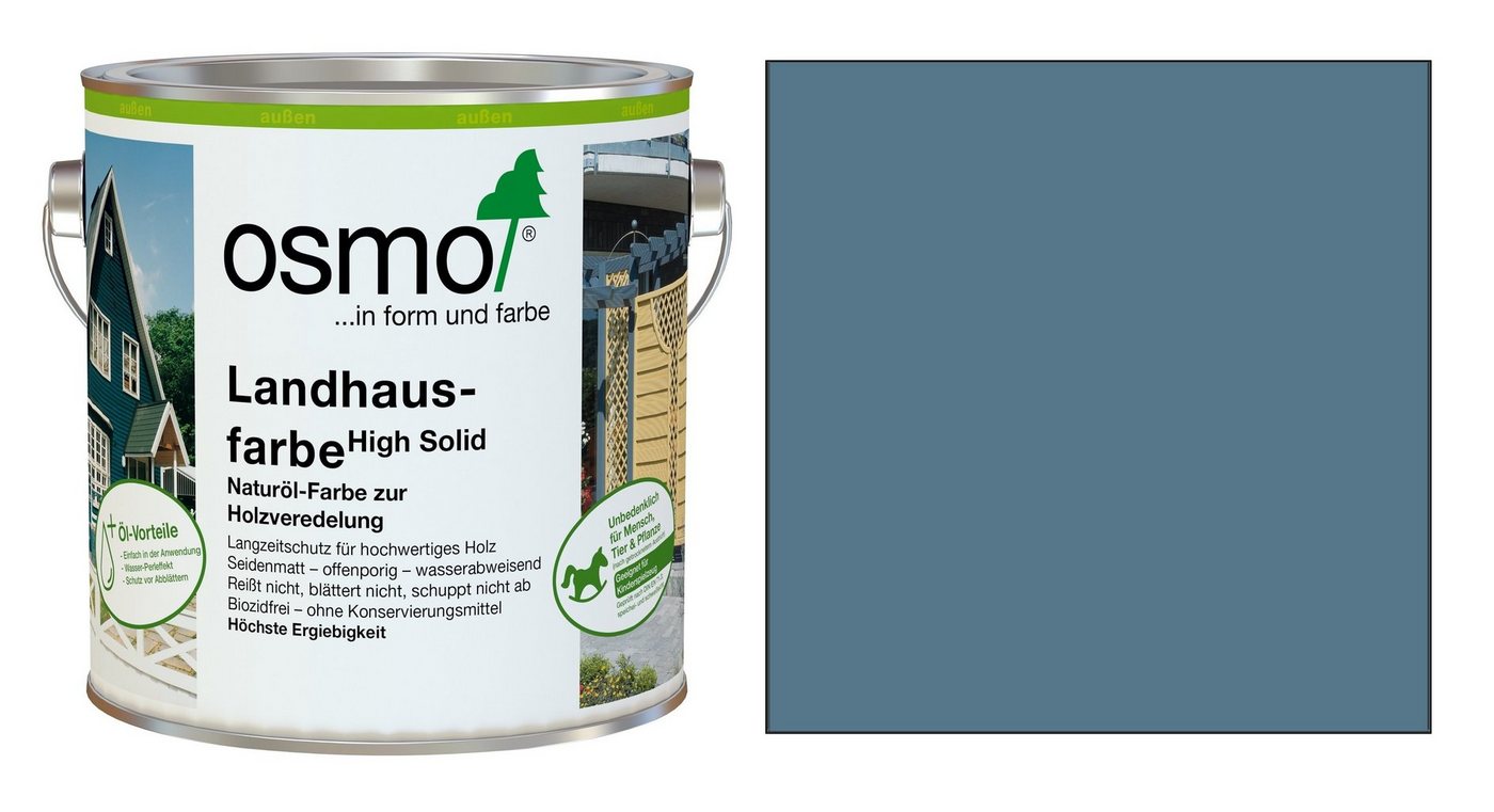 Osmo Holzöl OSMO 2507 Landhausfarbe Taubenblau 750ml von Osmo