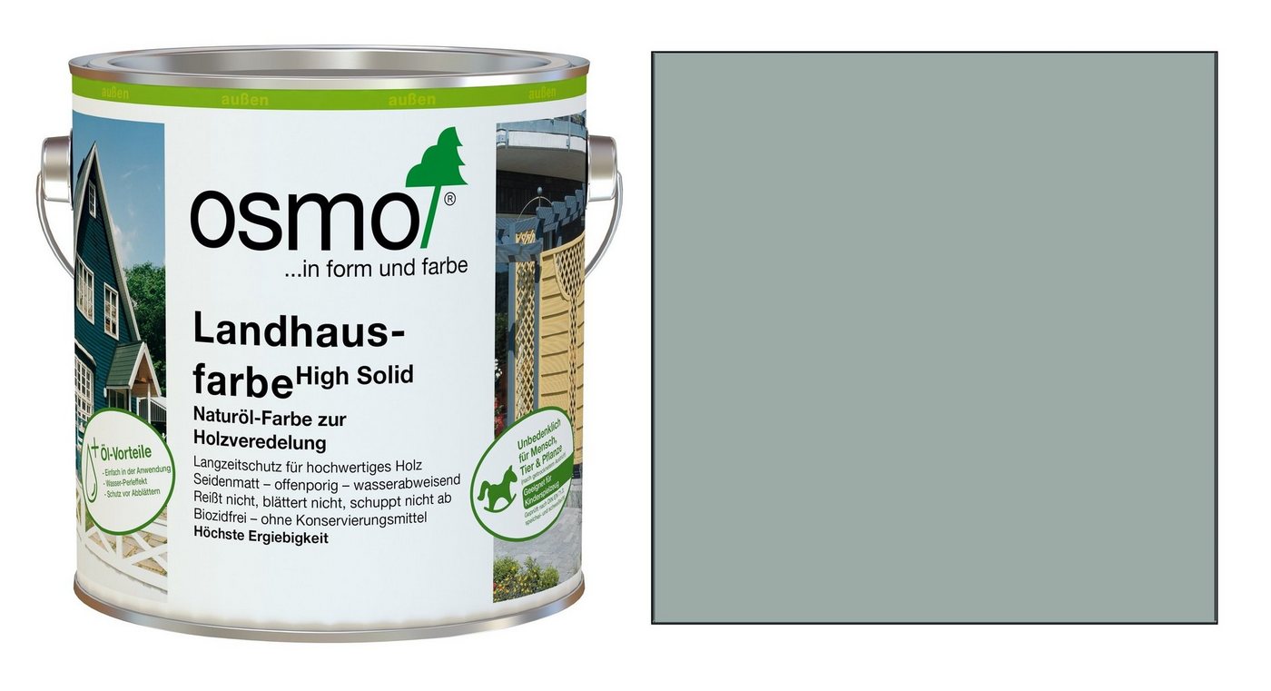 Osmo Holzöl OSMO 2742 Landhausfarbe Verkehrsgrau 750ml von Osmo