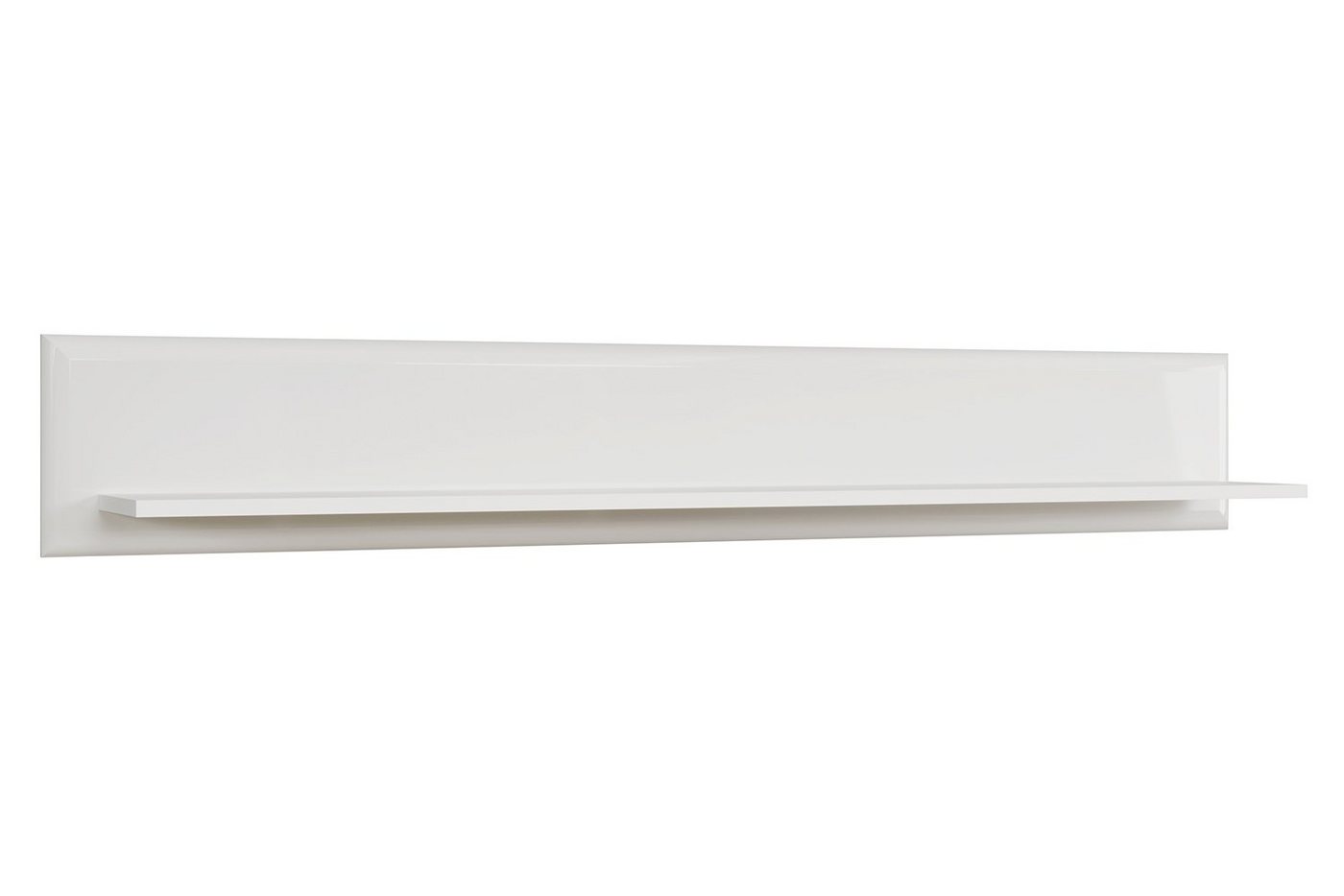 Wandboard MARLON, Weiß Hochglanz, B 150 x H 23 cm, 1 Ablagefläche von OTTO