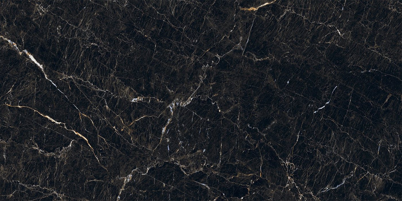 Wandfliese 1 Paket (1,44 m) Fliesen BASALTO LIME (60 × 120 cm), hochglanz, schwarz, Steinoptik Küche Wand Badfliese Flur Wandverkleidung von OTTO