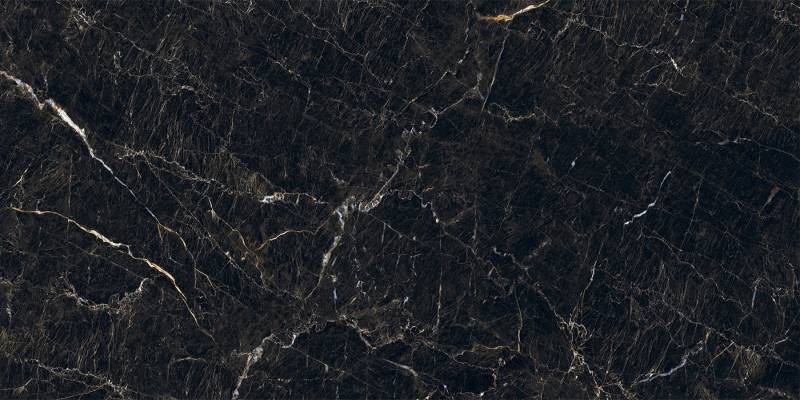 Wandfliese 1 Paket (1,44 m) Fliesen BASALTO LIME (60 × 120 cm), hochglanz, schwarz, Steinoptik Küche Wand Badfliese Flur Wandverkleidung von OTTO