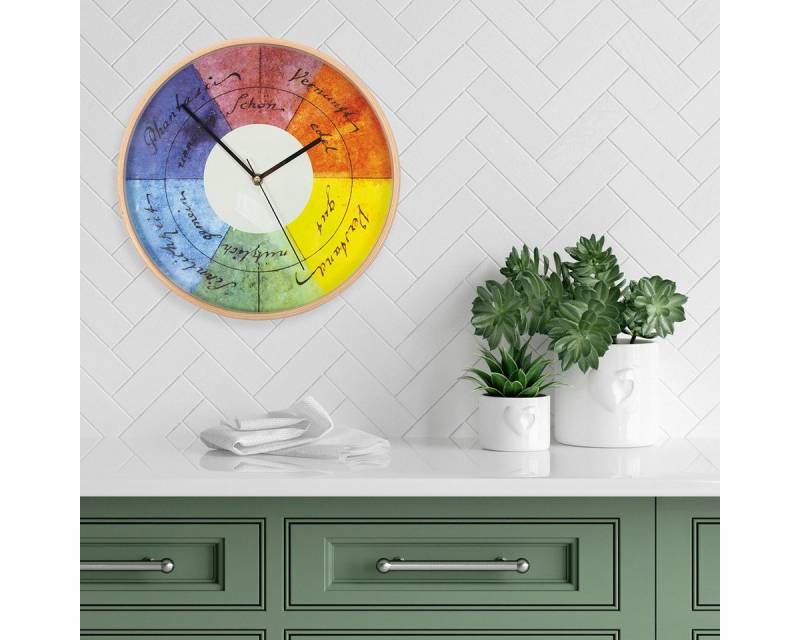 Wanduhr Wanduhr »Goethes Farbenkreis«. Wanduhr Wanduhr »Goethes Farbenkreis«. von OTTO