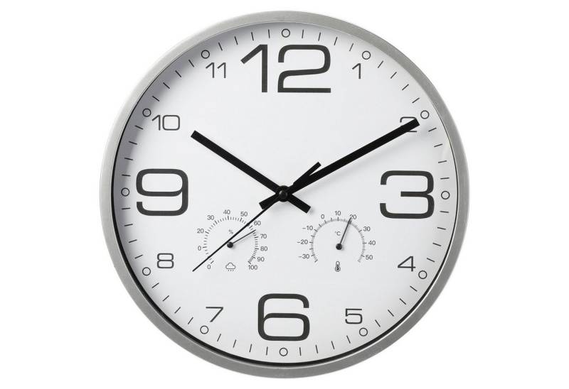 Wanduhr Wanduhr KALINU, Grau, Ø 30 cm von OTTO