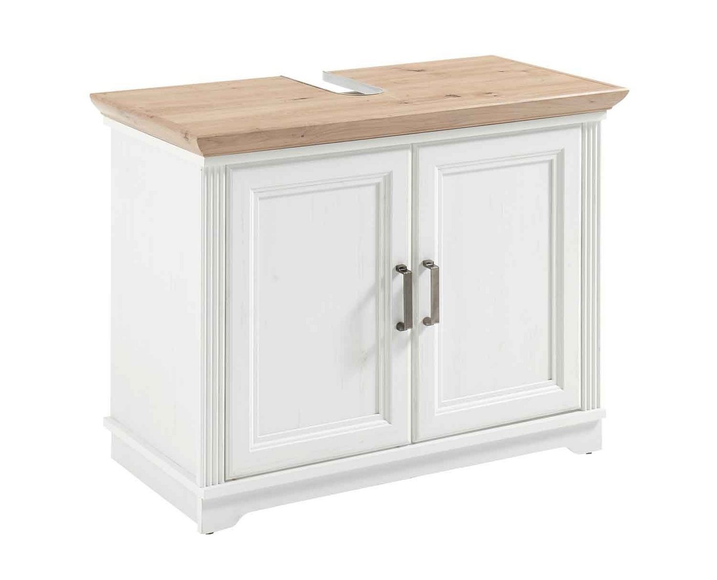 Waschbeckenunterschrank JASMIN, Pinie Dekor, Artisan Eiche Dekor, mit 2 Türen, 83 x 66 x 43 cm, Badmöbel von OTTO