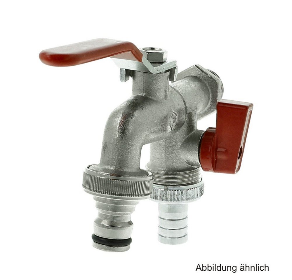 OEG GmbH Wasserrohr Doppel-Kugelauslaufhahn 1/2" AG mit 2 Tüllen 3/4" OEG GmbH Wasserrohr Doppel-Kugelauslaufhahn 1/2" AG mit 2 Tüllen 3/4" von OEG GmbH