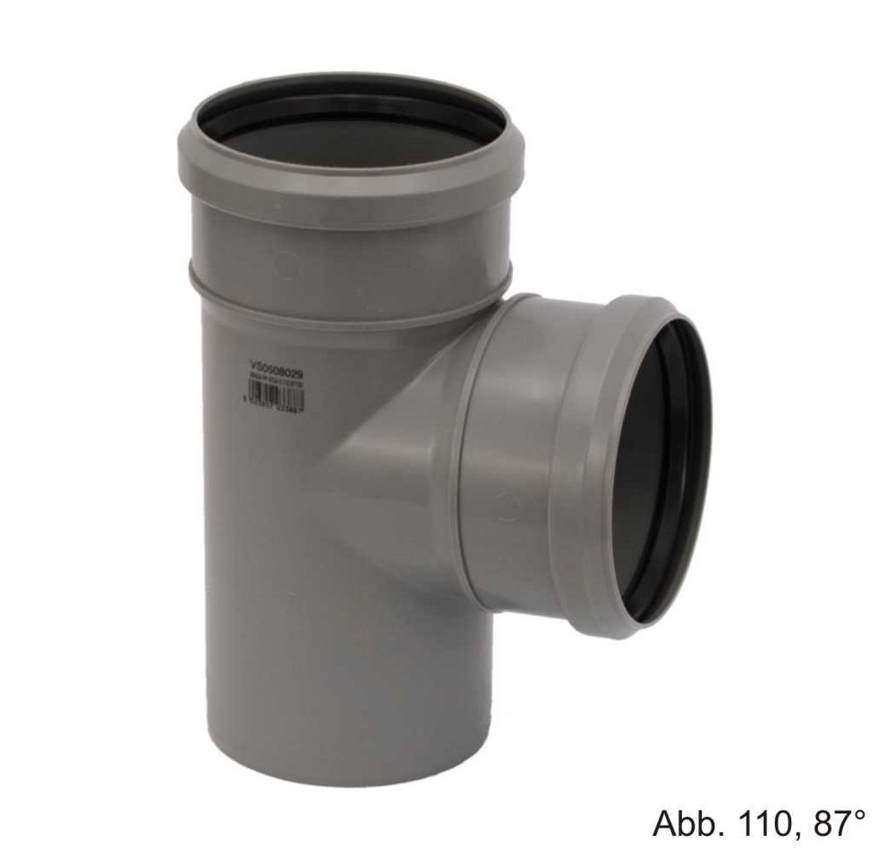 Ostendorf Kunststoffe Wasserrohr HT-Abzweig DN 110-75-87° von Ostendorf Kunststoffe