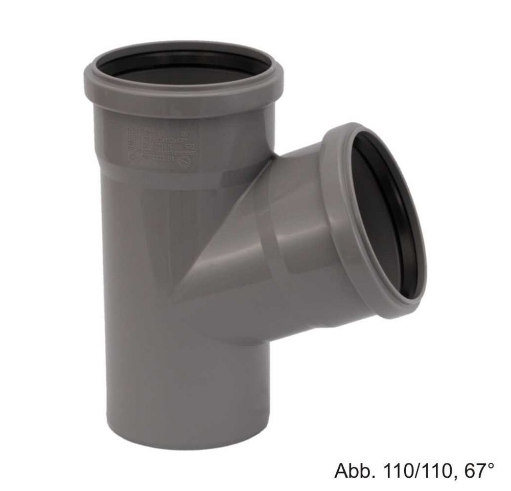 Wasserrohr HT-Abzweig DN 40-40-67° von OTTO
