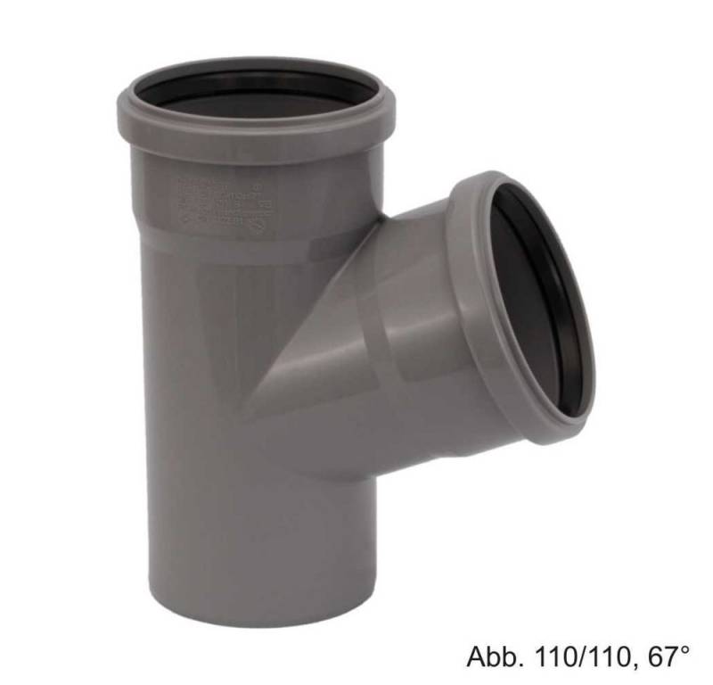 Wasserrohr HT-Abzweig DN 40-40-67° von OTTO
