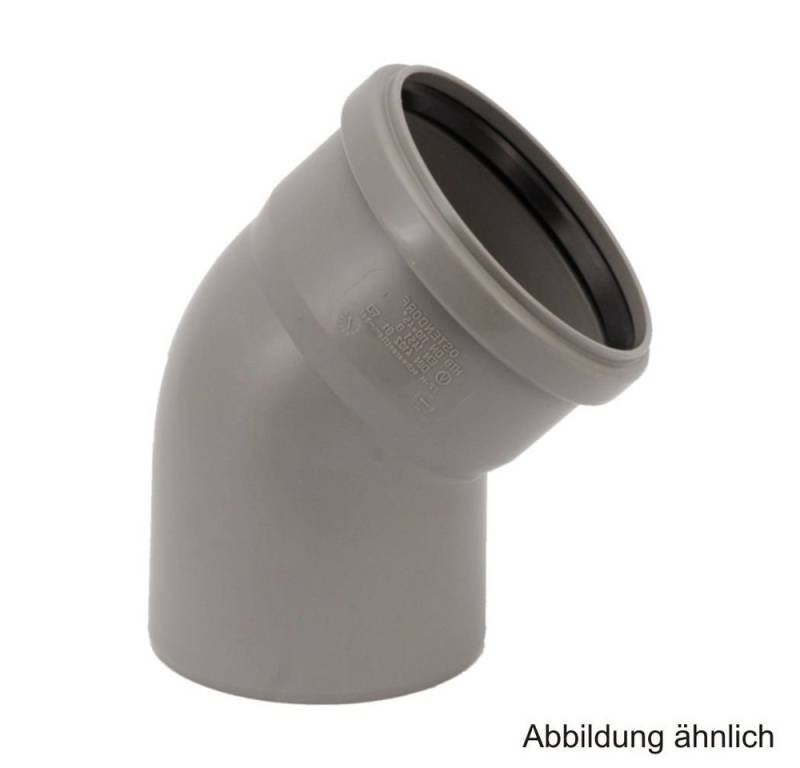 Ostendorf Kunststoffe Wasserrohr HT-Bogen DN 125 - 45° von Ostendorf Kunststoffe
