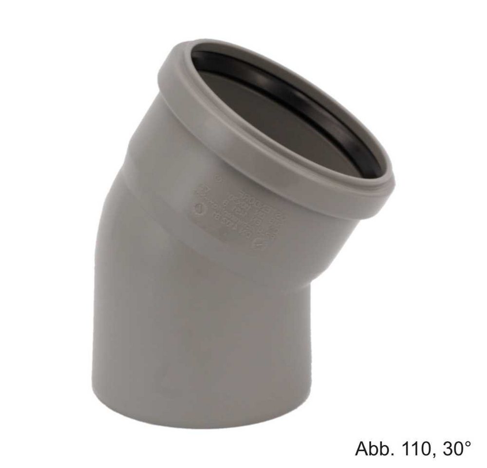 Ostendorf Kunststoffe Wasserrohr HT-Bogen DN 40 - 30° von Ostendorf Kunststoffe