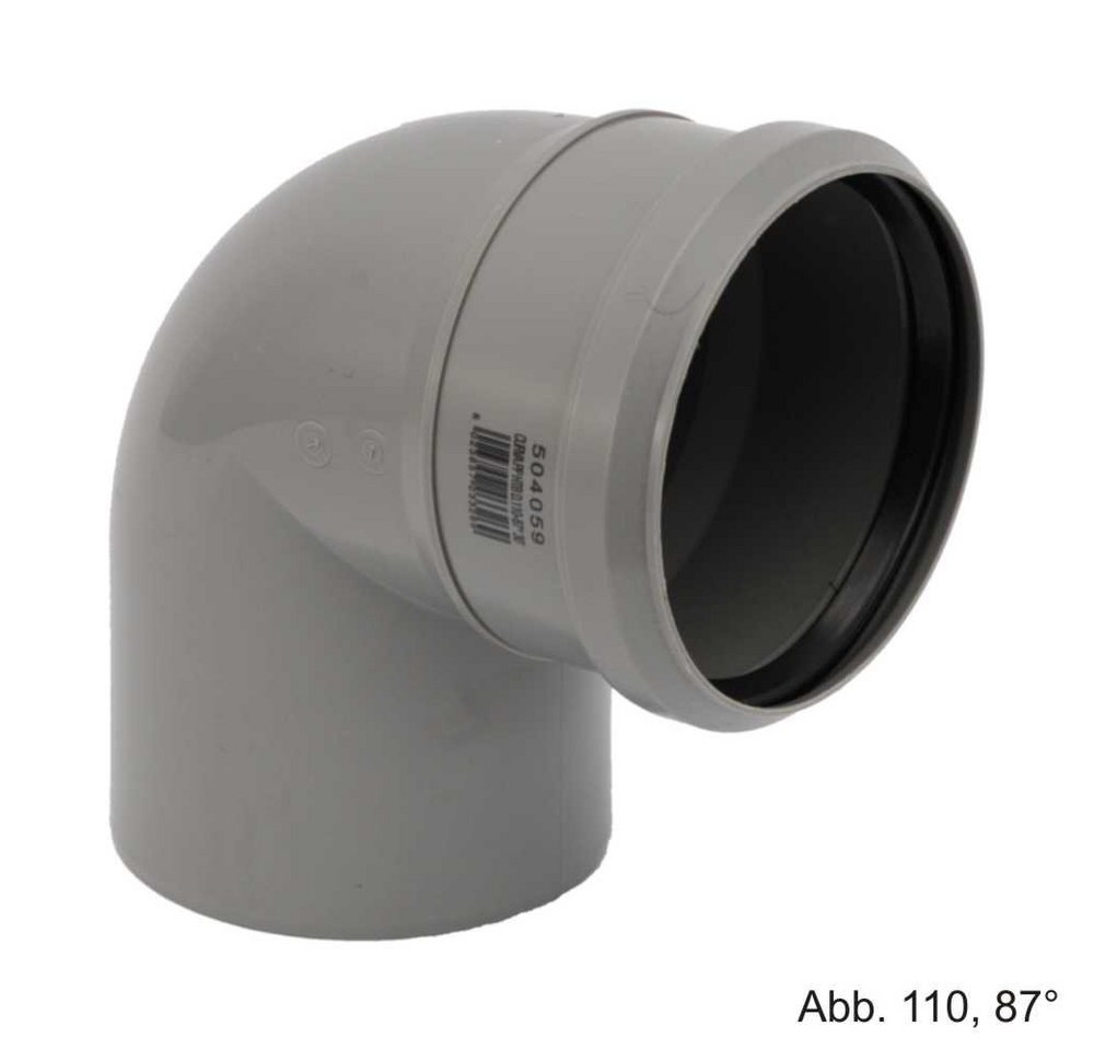 Ostendorf Kunststoffe Wasserrohr HT-Bogen DN 40 - 87° von Ostendorf Kunststoffe