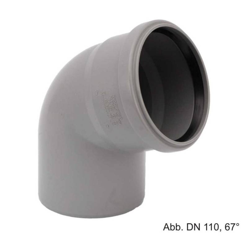 Ostendorf Kunststoffe Wasserrohr HT-Bogen DN 50 - 67° von Ostendorf Kunststoffe