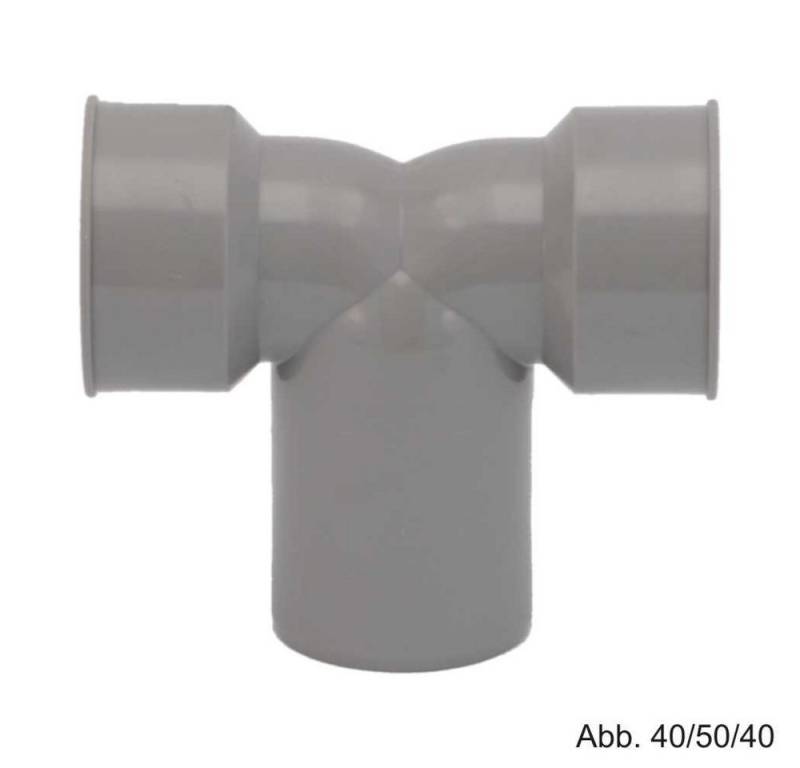 Ostendorf Kunststoffe Wasserrohr HT-Doppelsiphonwinkel ohne Gummimanschette, DN 40 x DN 50 x DN 40 von Ostendorf Kunststoffe