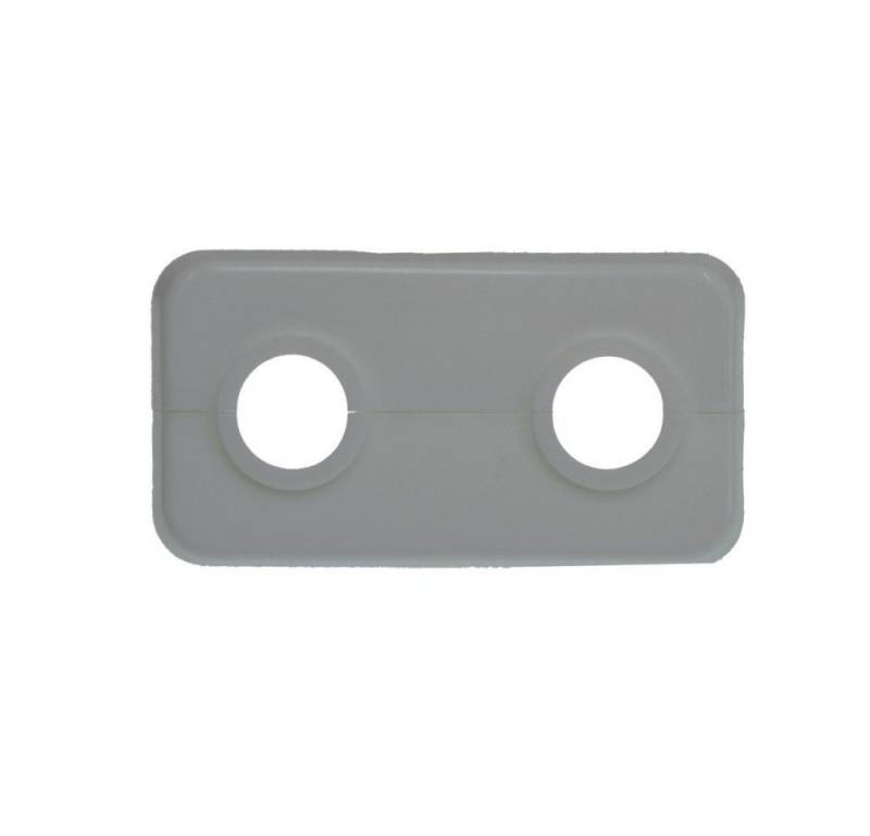 OEG GmbH Wasserrohr Klapprosetten doppelt, weiß, Stichmaß 50 mm, Ø 18 mm von OEG GmbH
