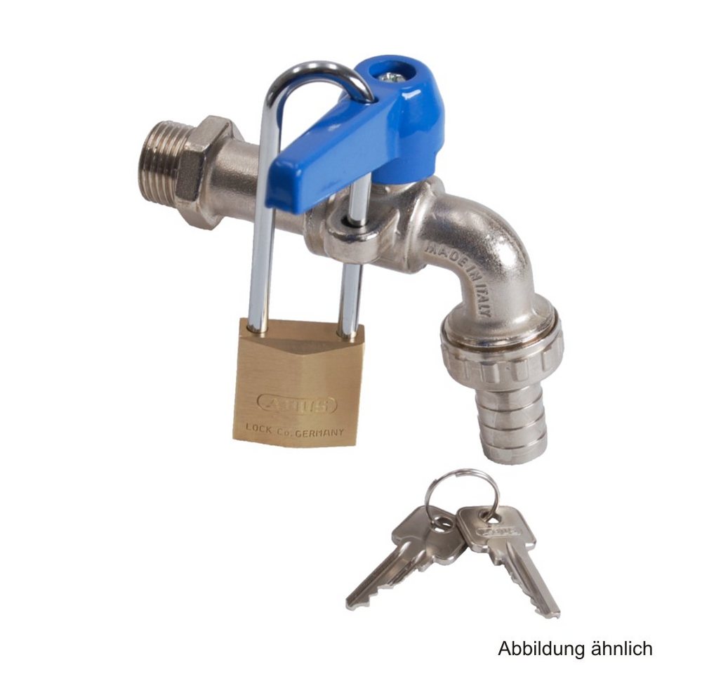 Bongas Deutschland GmbH Wasserrohr Kugelauslaufhahn mit Schlauchverschraubung Messing,vernickelt,mit Schl Bongas Deutschland GmbH Wasserrohr Kugelauslaufhahn mit Schlauchverschraubung Messing,vernickelt,mit Schl von Bongas Deutschland GmbH