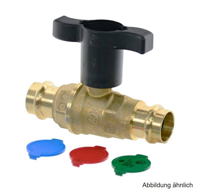 Wasserrohr Kugelhahn mit beidseitigem Pressanschluss, 22 mm von OTTO