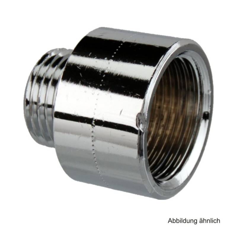 Bruse GmbH & Co. KG Wasserrohr Verchromtes Reduzierstück rund A-I, 3/8"a x 3/4"i von Bruse GmbH & Co. KG