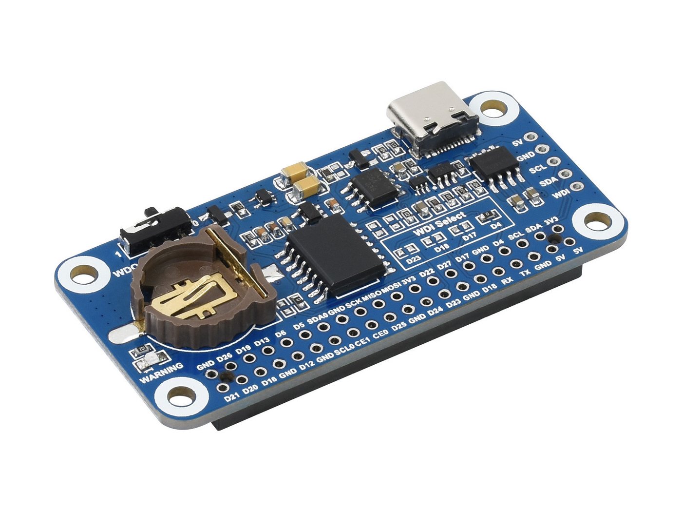 Waveshare Sensor RTC WatchDog HAT für Raspberry Pi Waveshare Sensor RTC WatchDog HAT für Raspberry Pi von Waveshare