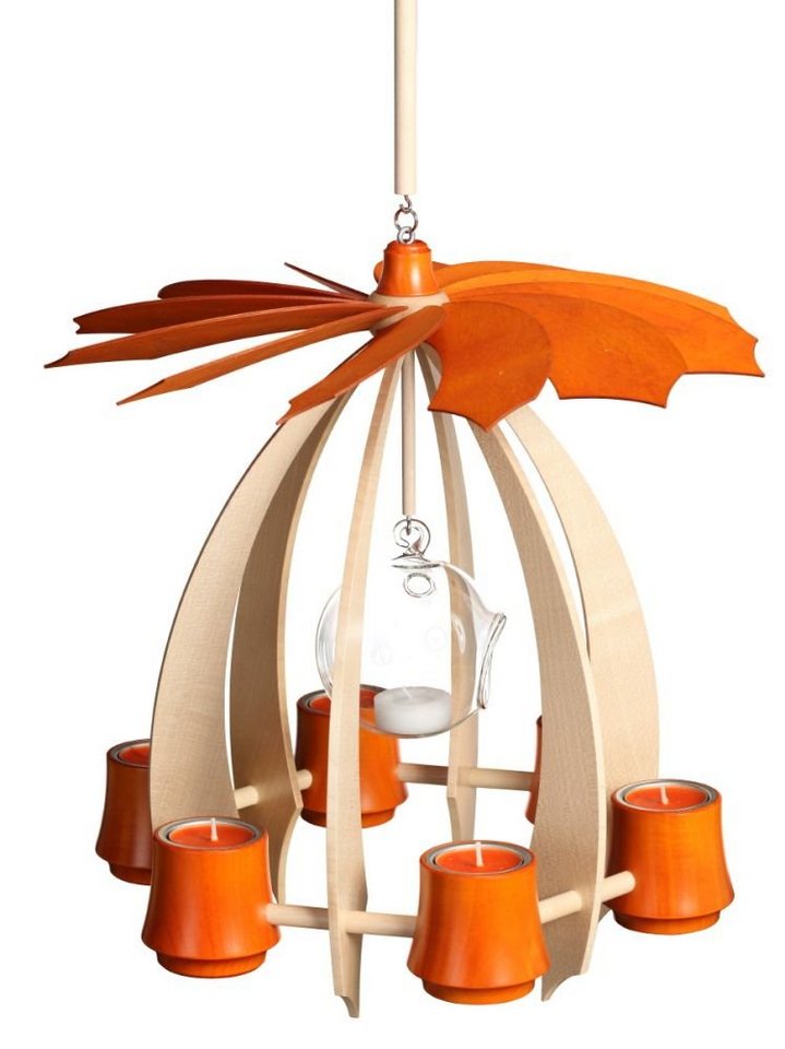 Weihnachtspyramide Hängepyramide Ahorn Orange NOVA BxHxT 33x36x33cm NEU von OTTO