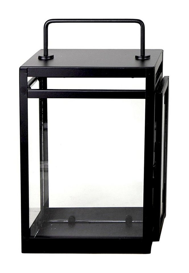 Windlicht Laterne WIELKE, Schwarz, B 17 cm von OTTO