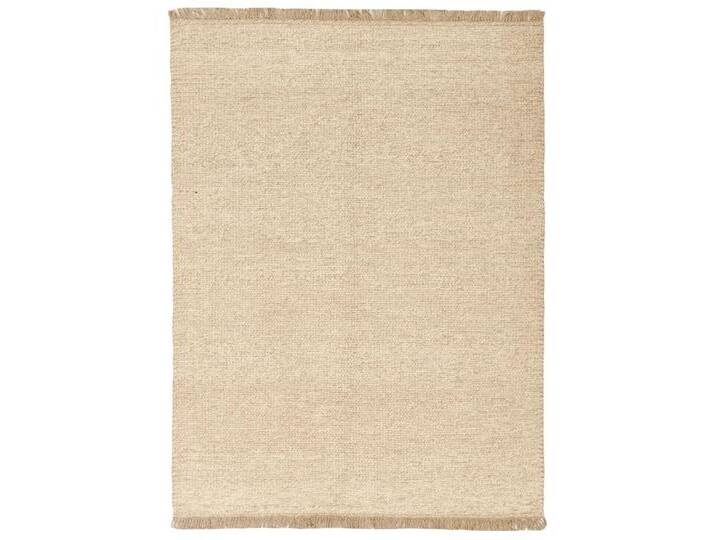 Wohnando Teppich MY-RUG Perserteppich Aria Wollteppich Uni Design 231x173cm, Rechteckig, Höhe: 20 mm, Handgeknüpfter Teppich,Handgesponnene Wolle von OTTO