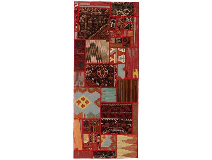 Wohnando Teppich MY-RUG Perserteppich Patchwork Geometrische Muster rot 200x80cm, Läufer, Höhe: 10 mm, Handgeknüpfter Teppich,Handgesponnene Wolle Wohnando Teppich MY-RUG Perserteppich Patchwork Geometrische Muster rot 200x80cm, Läufer, Höhe: 10 mm, Handgeknüpfter Teppich,Handgesponnene Wolle von OTTO