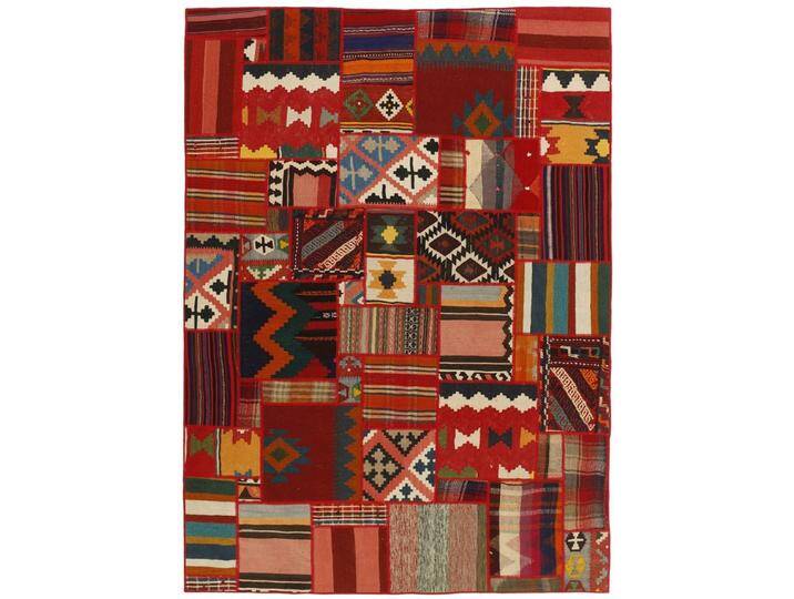 Wohnando Teppich MY-RUG Perserteppich Patchwork Geometrische Muster rot 240x170cm, Rechteckig, Höhe: 10 mm, Handgeknüpfter Teppich,Handgesponnene Wolle Wohnando Teppich MY-RUG Perserteppich Patchwork Geometrische Muster rot 240x170cm, Rechteckig, Höhe: 10 mm, Handgeknüpfter Teppich,Handgesponnene Wolle von OTTO