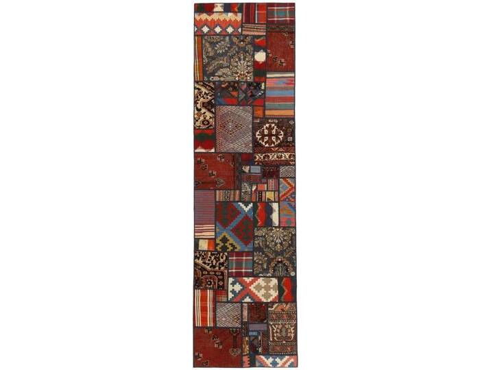 Wohnando Teppich MY-RUG Perserteppich Patchwork Geometrische Muster rot 300x80cm, Läufer, Höhe: 10 mm, Handgeknüpfter Teppich,Handgesponnene Wolle Wohnando Teppich MY-RUG Perserteppich Patchwork Geometrische Muster rot 300x80cm, Läufer, Höhe: 10 mm, Handgeknüpfter Teppich,Handgesponnene Wolle von OTTO
