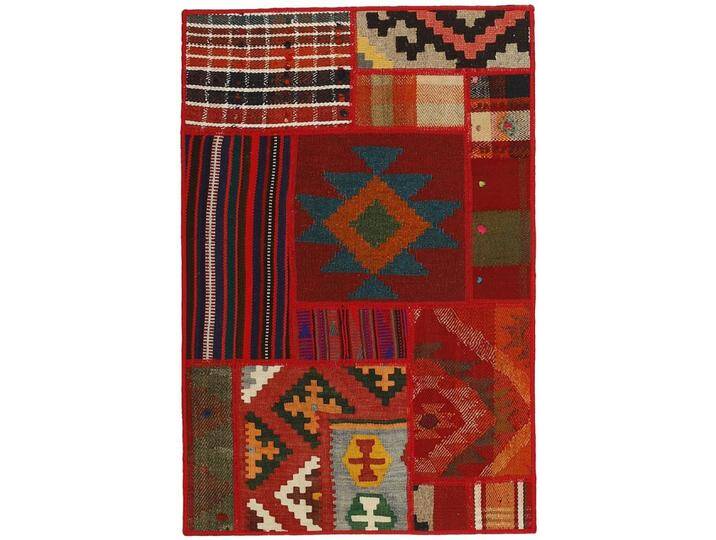 Wohnando Teppich MY-RUG Perserteppich Patchwork Geometrische Muster rot 90x60cm, Rechteckig, Höhe: 10 mm, Handgeknüpfter Teppich,Handgesponnene Wolle Wohnando Teppich MY-RUG Perserteppich Patchwork Geometrische Muster rot 90x60cm, Rechteckig, Höhe: 10 mm, Handgeknüpfter Teppich,Handgesponnene Wolle von OTTO