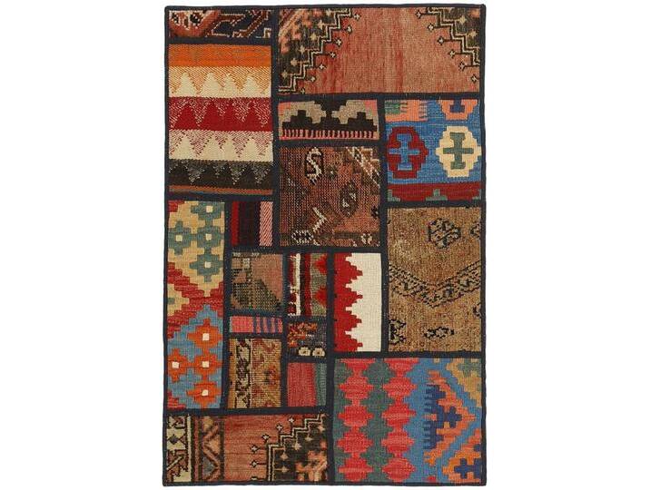 Wohnando Teppich MY-RUG Perserteppich Patchwork Geometrische Muster rot 90x60cm, Rechteckig, Höhe: 10 mm, Handgeknüpfter Teppich,Handgesponnene Wolle Wohnando Teppich MY-RUG Perserteppich Patchwork Geometrische Muster rot 90x60cm, Rechteckig, Höhe: 10 mm, Handgeknüpfter Teppich,Handgesponnene Wolle von OTTO